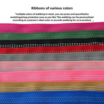 Dog Collar Reflective Waterproof Transparent Cover Airtag Locator Anti-Loss Pet Collar