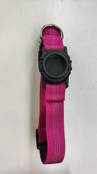 Dog Collar Reflective Waterproof Transparent Cover Airtag Locator Anti-Loss Pet Collar